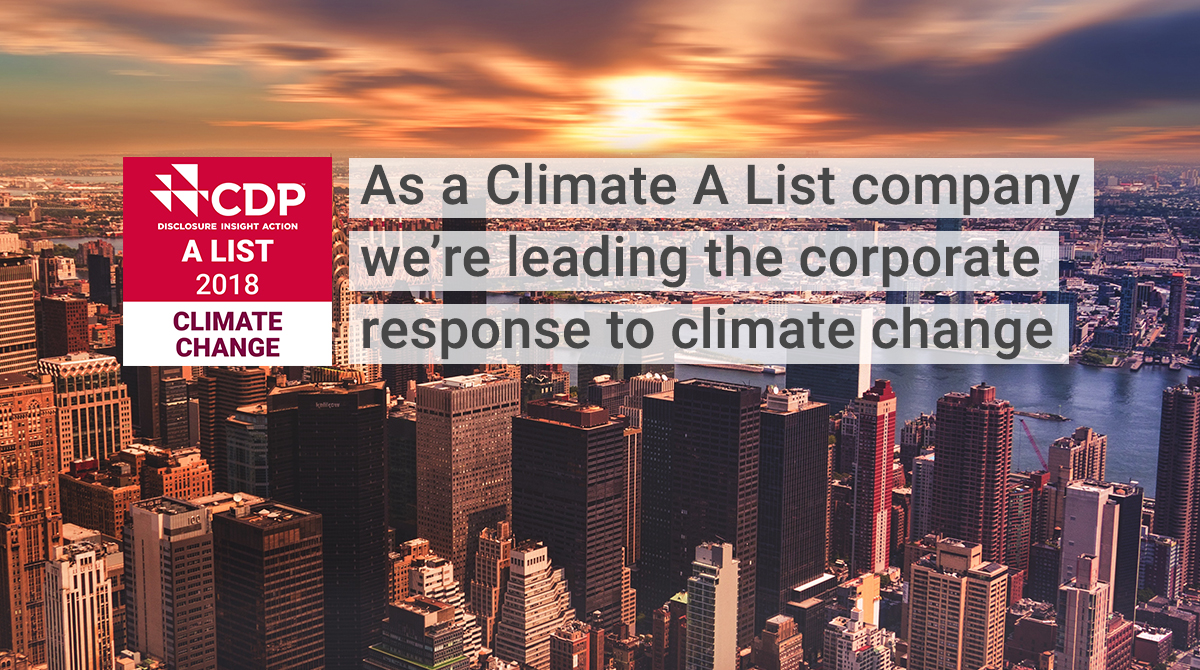 L’azienda si è aggiudicata una “A” nella Lista CDP per la capacità di risposta ai cambiamenti climatici e per la gestione delle risorse idriche